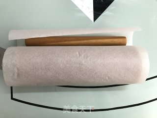 醇香黑米戚风蛋糕卷的做法步骤：14