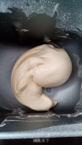 菠菜双色吐司的做法步骤：7