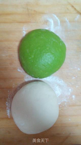 菠菜双色吐司的做法步骤：10