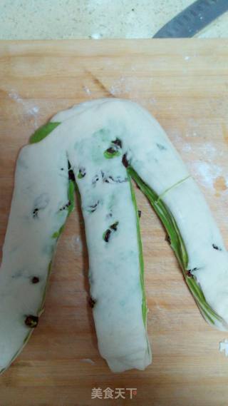 菠菜双色吐司的做法步骤：16