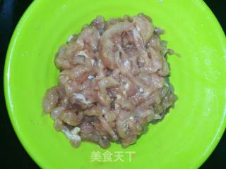 青椒榨菜肉丝的做法步骤：3