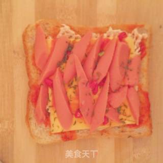 烤面包片的做法步骤：3
