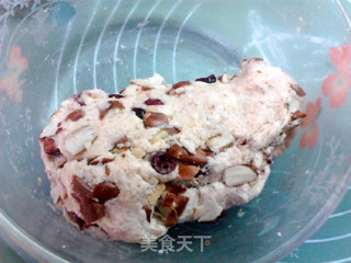 无油免揉菠萝蜜核蔓越莓全麦面包的做法步骤：8