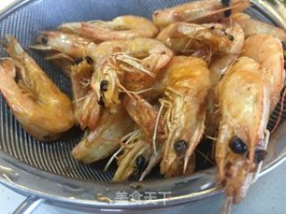 脆椒香辣虾的做法步骤：2