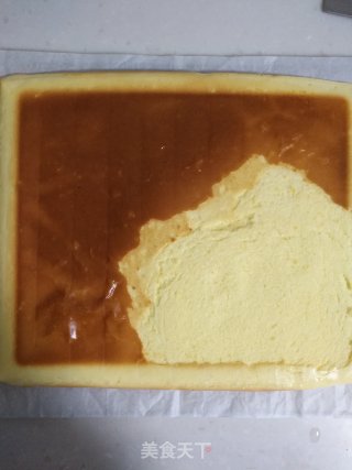 肉松蛋糕卷的做法步骤：8