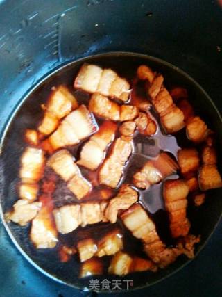 低脂红烧肉的做法步骤：4