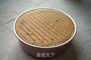 咖啡戚风蛋糕的做法步骤：17