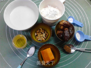 无糖椰枣豆乳松糕的做法步骤：1