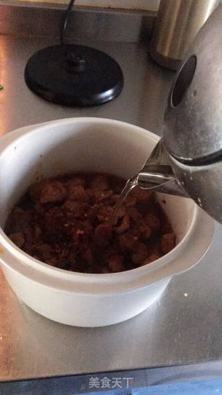 黄豆牛肉煲的做法步骤：11