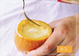 宝宝辅食—甜橙牛奶蛋羹的做法步骤：9