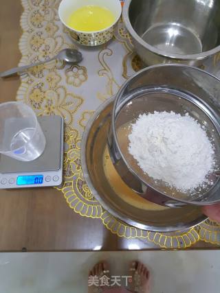 蜜豆蛋糕卷的做法步骤：7