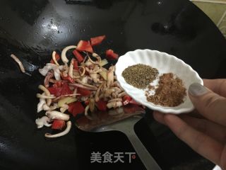 干香鱿鱼须的做法步骤：10