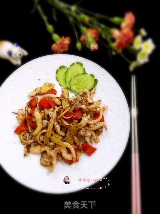 干香鱿鱼须的做法步骤：15