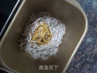 面包机自制肉松的做法步骤：3