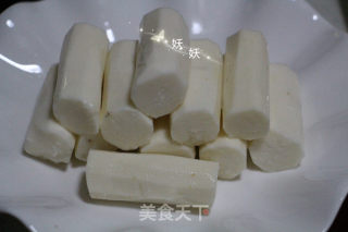 油淋山药的做法步骤：1