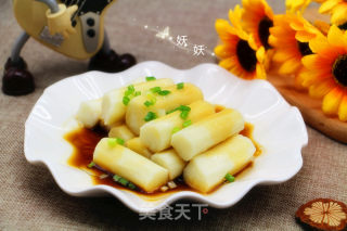 油淋山药的做法步骤：7
