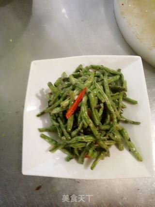 干煸四季豆的做法步骤：1