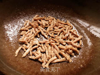 肉丝四季豆的做法步骤：4
