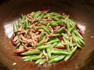 肉丝四季豆的做法步骤：7