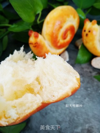 蜗牛卡通小面包的做法步骤：21