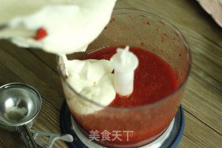草莓巧克力冰淇淋的做法步骤：11