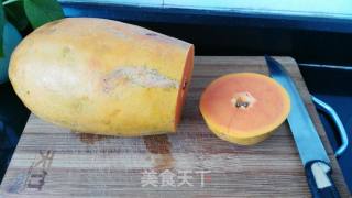 木瓜牛奶冻的做法步骤：3