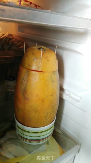 木瓜牛奶冻的做法步骤：9