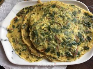 马苋菜面饼的做法步骤：10