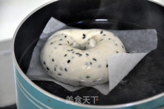 黑芝麻贝果三明治的做法步骤：10