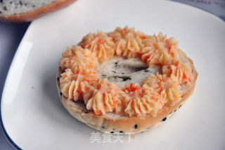 黑芝麻贝果三明治的做法步骤：16