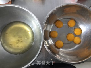 浓香牛奶南瓜蛋糕的做法步骤：2