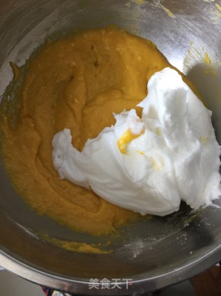 浓香牛奶南瓜蛋糕的做法步骤：5