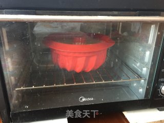 浓香牛奶南瓜蛋糕的做法步骤：7