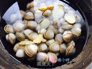 酱爆白蛤的做法步骤：2