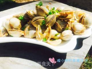 酱爆白蛤的做法步骤：8