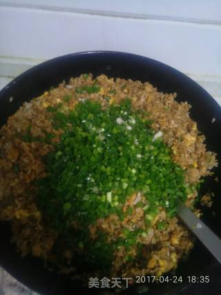 肉末炒饭的做法步骤：4