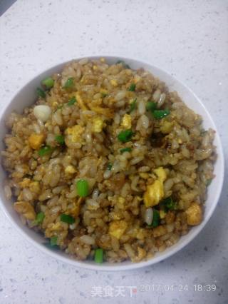 肉末炒饭的做法步骤：5