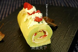 彩条蛋糕卷的做法步骤：17