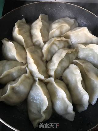 素馅锅贴的做法步骤：6