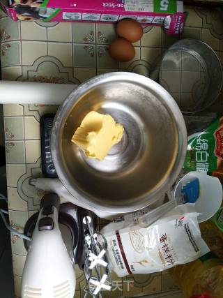 曲奇饼干的做法步骤：1