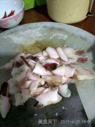 小竹笋炒腊肉的做法步骤：5