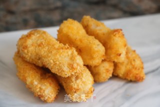 空气炸锅版酥炸龙利鱼的做法步骤：9