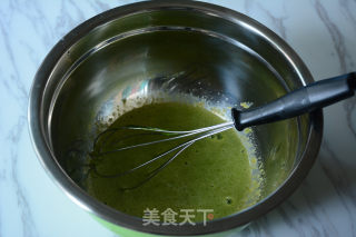 菠菜戚风的做法步骤：3