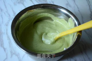 菠菜戚风的做法步骤：6