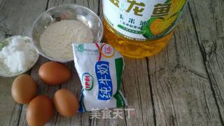 普通面粉版的戚风蛋糕的做法步骤：1