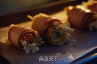 鸡蛋培根卷的做法步骤：6