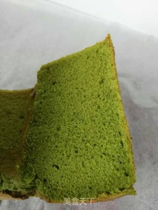 抹茶戚风蛋糕的做法步骤：14