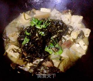 雪里蕻炖豆腐的做法步骤：11