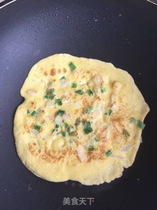 香葱鸡蛋饼的做法步骤：4