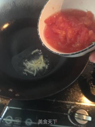 茄汁鸡丁浇豆腐的做法步骤：7
